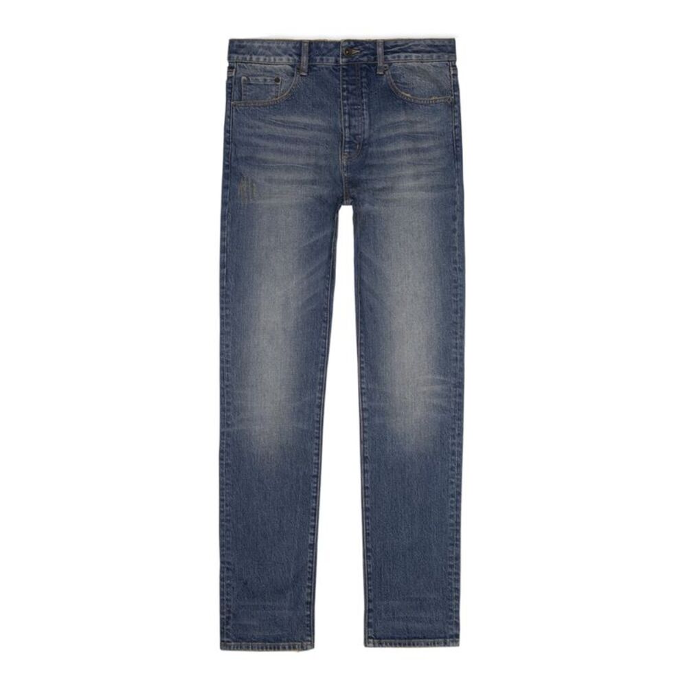 Six Week Residency Mens Slim Straight Leg Jeans 30 Cactus Dirty Indigo  NWT $240